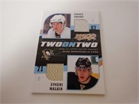 2009-10 UD HOCKEY MVP TWO ON TWO RELICS /SEE BELOW