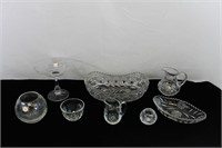 Collection of Vintage Cut Crystal Glass