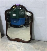 Early Wood Backed Mirror K15D