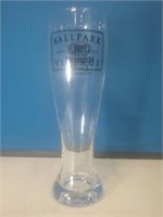 Large Ballpark Village beer glass