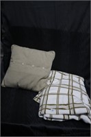 pillow and throw blanket
