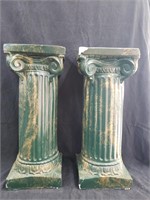 (2) Plaster Columns