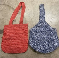 (2) Straw Bags (Like New)