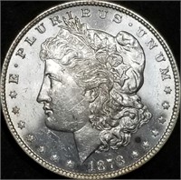 1878 7TF Morgan Silver Dollar Gem BU