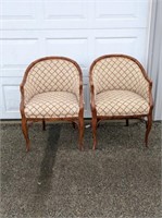 Two Vintage Rattan Chairs Very Good Condition