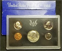 1969 US Mint Proof Set w/Silver Kennedy MIB