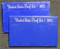 1971 & 1972 US Mint Proof Sets MIB