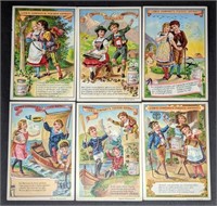 6 Victorian Era Trade Cards Liebig Company