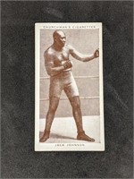 1938 Jack Johnson Tobacco Boxing Card