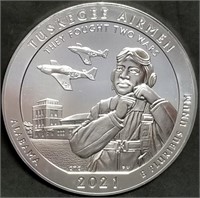 2021 ATB 5oz .999 Silver Tuskegee Airmen Quarter