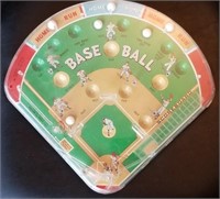 Marx Bagatelle Baseball Pinball Game, Metal Base