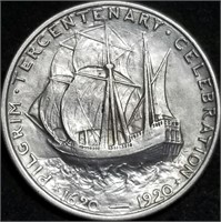 1920 Pilgrim Tercentenary Silver Half Dollar