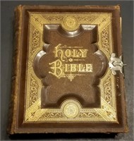 Large Fancy 1881 Family Bible
