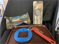 Tools- Pipe Wrench, Wire Snake