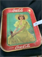 Coca Cola Vtg. Tray, Dated 1938