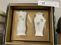 2 Belleek Vases in original boxes