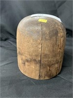 Vtg. Wooden Hat Mold
