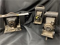 Selection of 3 Vtg. Folding Cameras