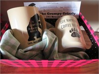 Coffee Mugs & $40 GC Grumpy Grizzly