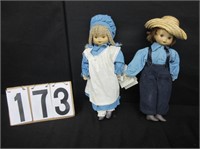 Little boy & girl dolls