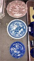 3 Asian design plates dish  Japan Taiwan