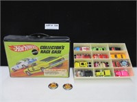 Hotwheels Collector's Case with 12 cars