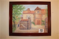 Framed Painting On Canvas,