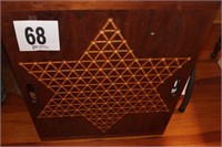 Chinese Checkers Wooden Board Game - 28.5" X 22"