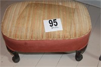 Upholstered Footstool, Fabric Matches Chair In #