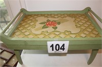 Painted Bed Tray With Separate Stand