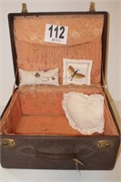 Antique Luggage Case, 18" X 14" X 10"