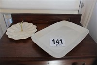 12" X 17" Serving Platter And Egg Plate