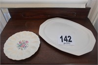 Serving Platter And Egg Plate