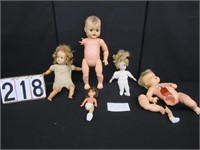 5 dolls for parts