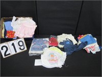 Large quantity doll clothes