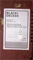 Black & Decker cordless garden shear
