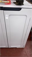 2-door poly storage cabinet 30”w x 18-1/2” d x