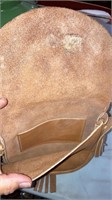 Leather hunting pouch