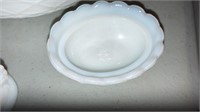 2 Westmoreland glass Hen on nest covered dishes