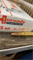 3 boxes of Hornady 220 Swift ammo