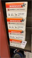 4 boxes of Winchester 16 ga ammo