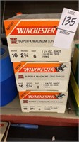 3 boxes of Winchester 16 ga ammo