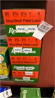 4 boxes of Remington 20 ga ammo