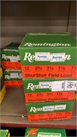 5 boxes of Remington 12 ga ammo