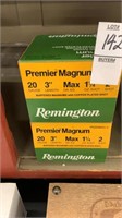2 boxes of Remington 20 ga magnum ammo