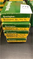 5 boxes of Remington 20 ga buckshot