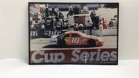 NASCAR Photo of Ricky Rudd #10 Tide car, signed