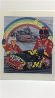 Sam Bass NASCAR Print titled “On the Warpath,”