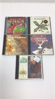 Lot of 5 Christmas Music CDs. Titles are as