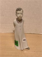 Lladro Figurine - Boy with Teddy Bear 7 " tall